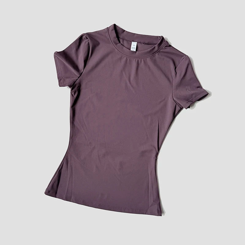 Seamless Short Sleeve Yoga Top
