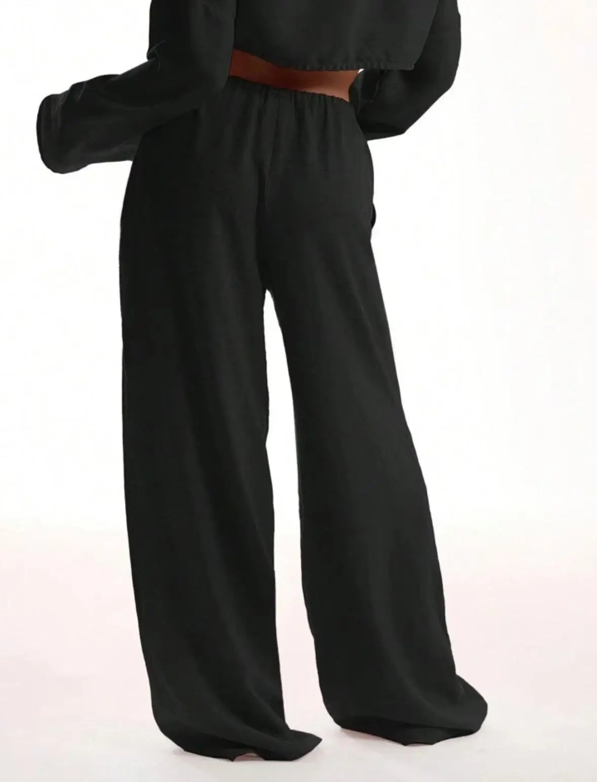High Waist Wide Leg Lounge Pants