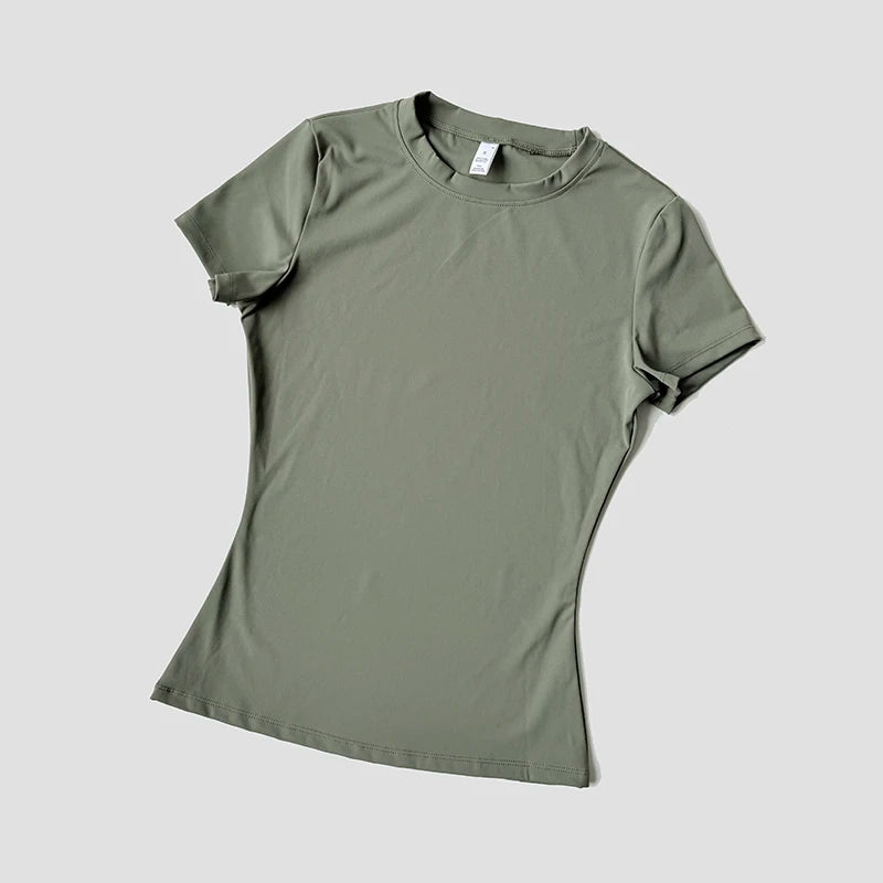 Seamless Short Sleeve Yoga Top