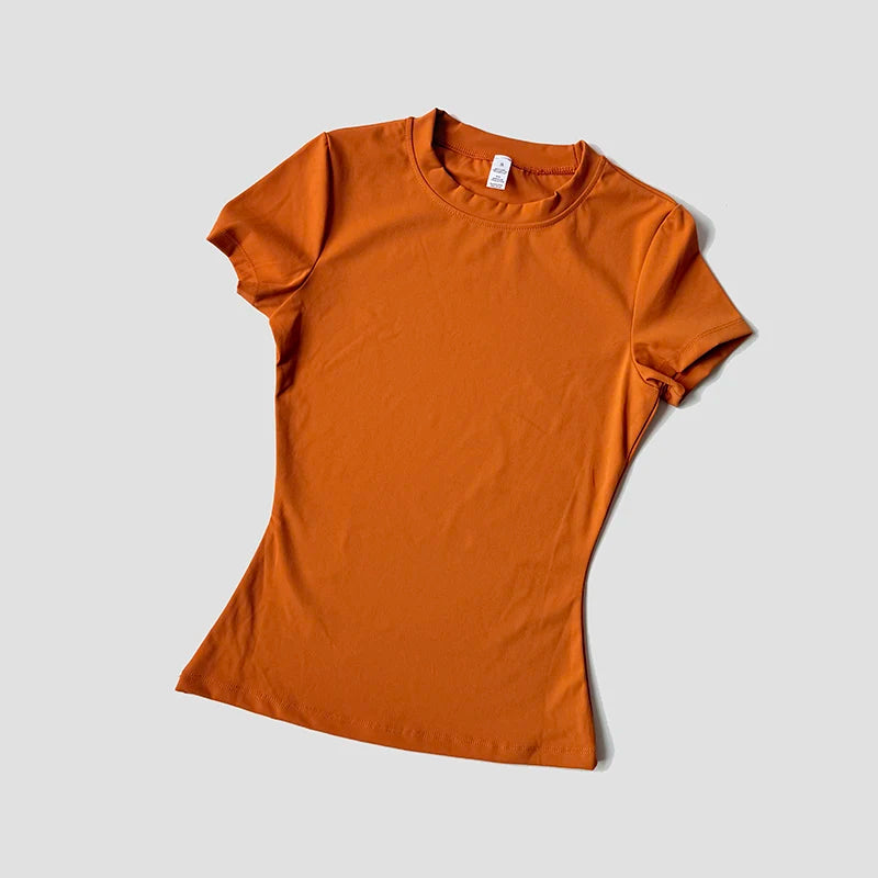 Seamless Short Sleeve Yoga Top