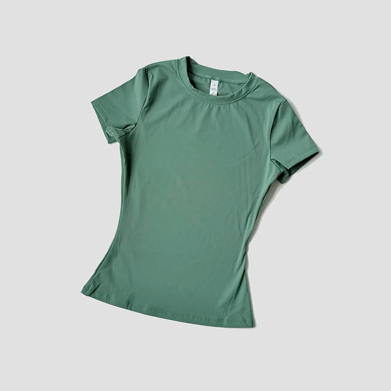 Seamless Short Sleeve Yoga Top