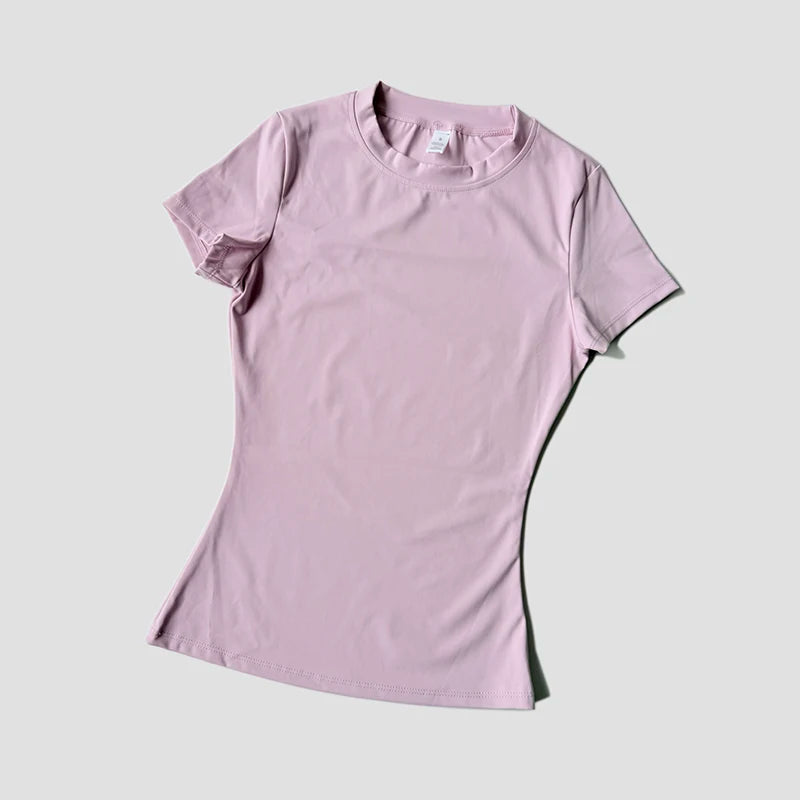 Seamless Short Sleeve Yoga Top