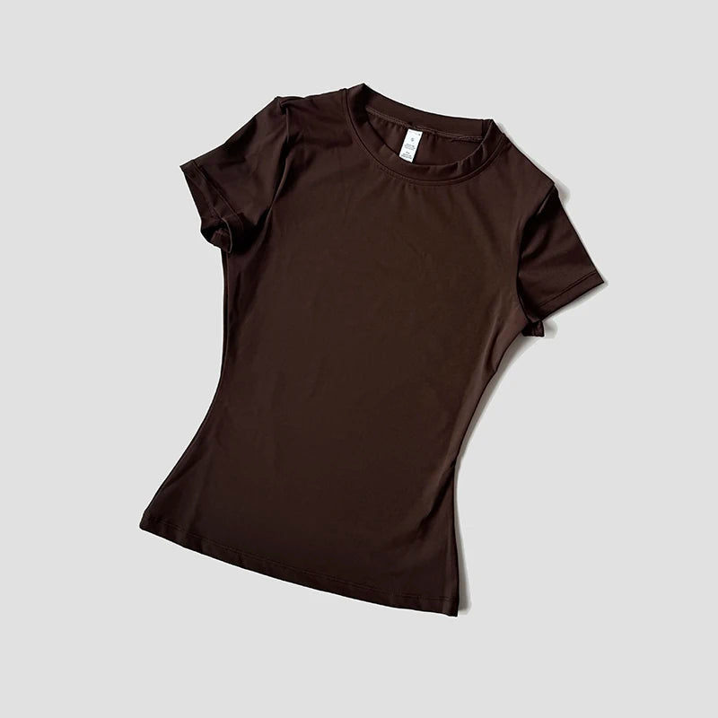 Seamless Short Sleeve Yoga Top