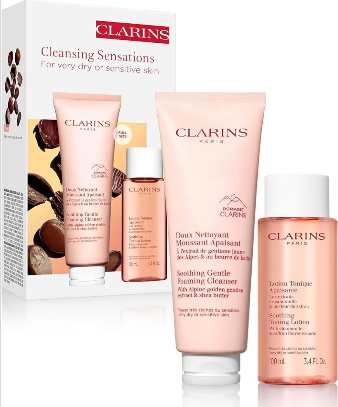 CLARINS Cleansing sensations for every dry or sensitive skin