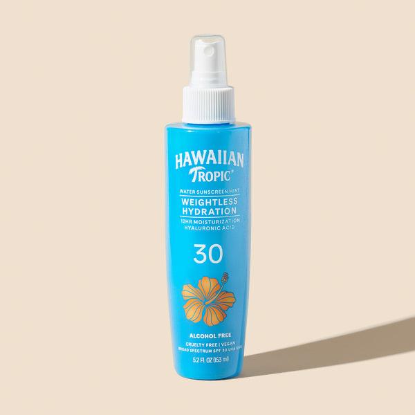 Hawaiian Tropic Weightless Hydration Water Mist Sunscreen, SPF 30, 5.2 OZ